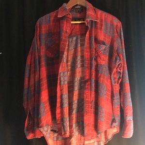Button up flannel with pockets